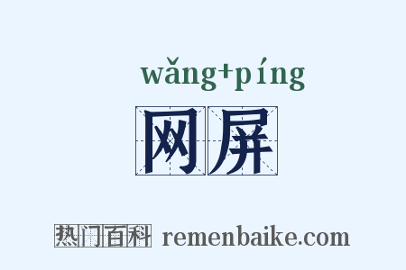 网屏是什么意思的图片
